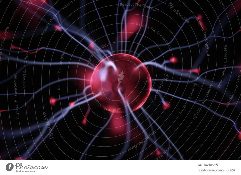 red planet V Plasmaglobus Globus Strukturen & Formen Planet Licht Blitze Streifen Korona rot berühren Spielen Elektrizität Mars Leuchtfeuer Strahlung Treffer