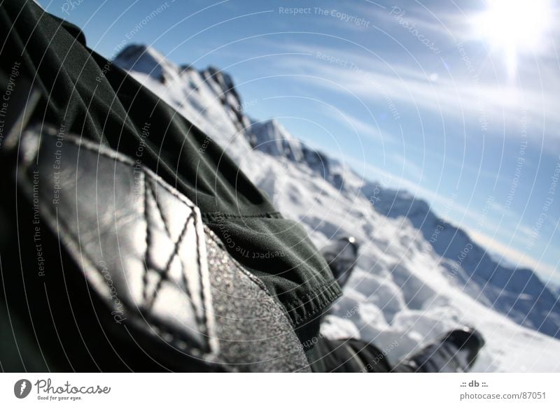 .:: bergPANORAMA?! ::. Winter Erholung Panorama (Aussicht) Unschärfe Berge u. Gebirge Sonne Schnee groß