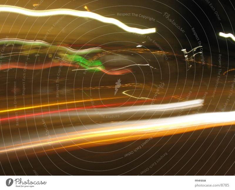 dortmund Licht Belichtung Dortmund Ladengeschäft Stadtautobahn Nacht Langzeitbelichtung Farbe