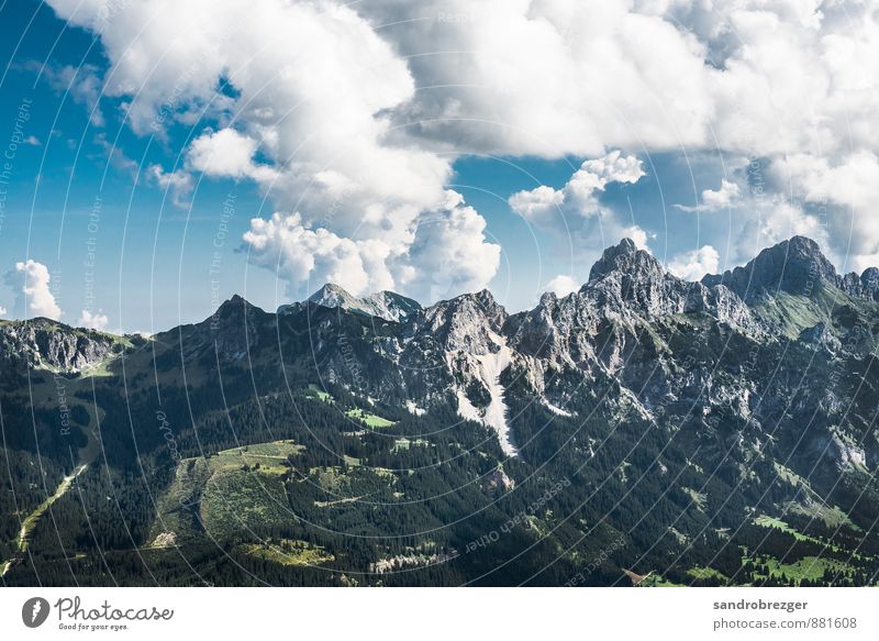 berg ruft Sport Klettern Bergsteigen wandern Umwelt Natur Landschaft Pflanze Klima Klimawandel Wetter Schönes Wetter Hügel Felsen Alpen Berge u. Gebirge Gipfel