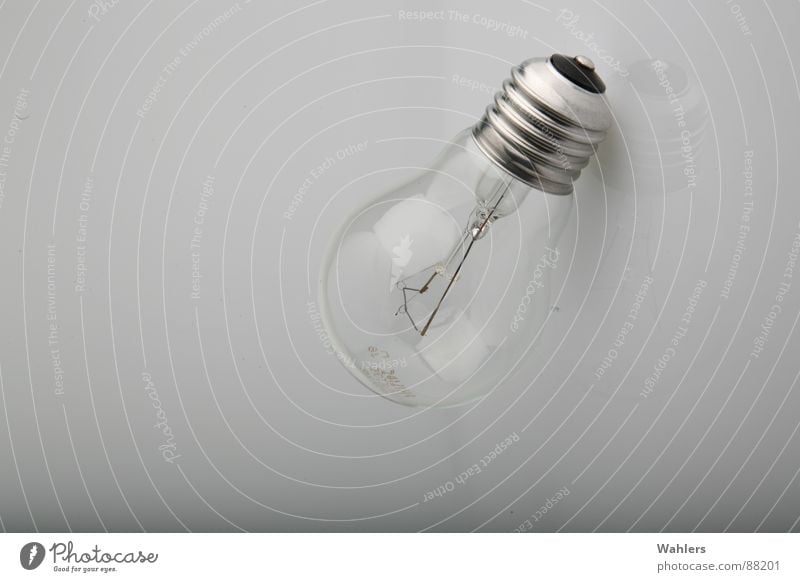 Umweltzerstörer Glühbirne glühen weiß drehen Licht Lampe Draht zerstören Zerstörer Elektrizität Keramik Beleuchtung Elektrisches Gerät Technik & Technologie