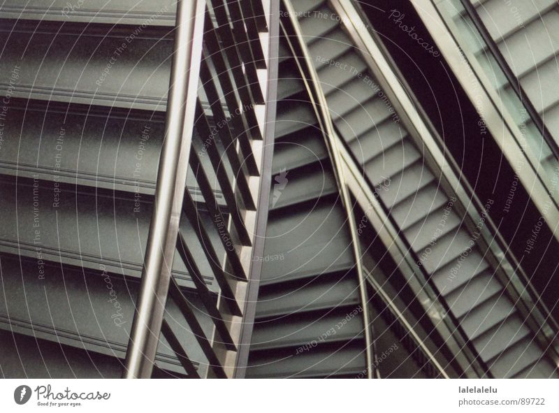 Treppenlabyrinth ruhig Bildung diagonal Architektur Dinge Berufsausbildung Linie Kontrast Charakter