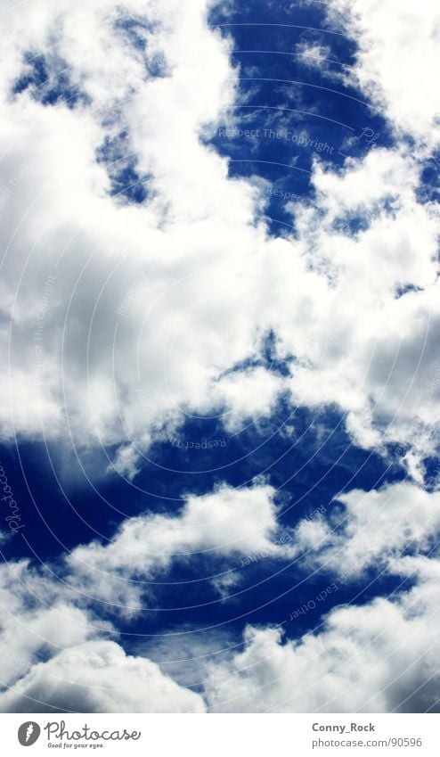 Wolkentapete weiß azurblau Lamm Himmel Luft Zufriedenheit Stimmung Wasserdampf Sommer Wetter Heaven Sky Strukturen & Formen 7. Himmel