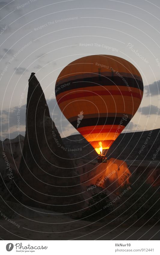 Kapadokya Ballonfahrt Ballonkorb Luftballon Landschaft Sonnenaufgang Sonnenuntergang Berge u. Gebirge Tuffstein Cappadocia entdecken fliegen genießen