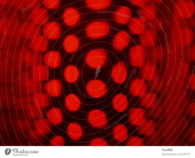 RoteNoppen rot Kreis Makroaufnahme Nahaufnahme