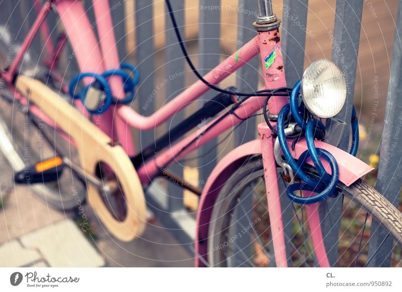am beste mäkste nit vill jedöns! Freizeit & Hobby Sport Fahrradfahren Verkehr Verkehrsmittel Zaun Fahrradrahmen Fahrradkette Schloss Lampe Fahrradlicht