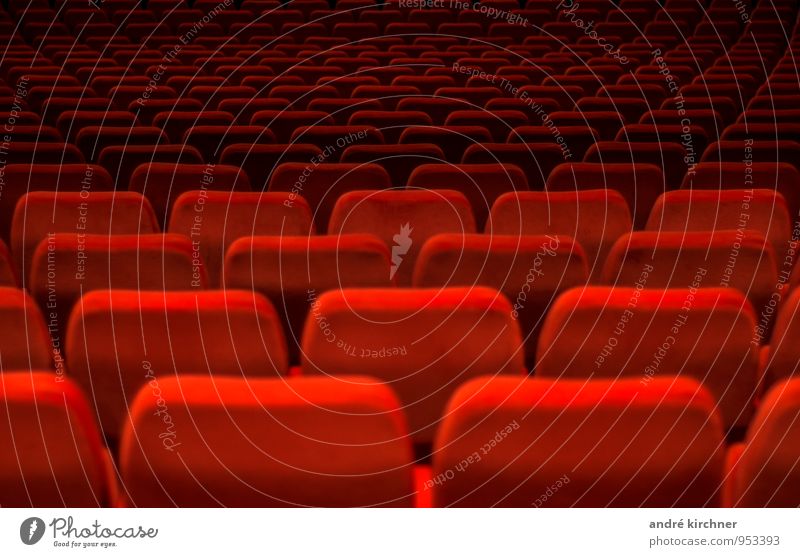 konform Freizeit & Hobby Veranstaltung Kino Filmindustrie Video außergewöhnlich rot Macht Einigkeit Kinosaal Sessel Kinosessel Saal Show Menschenmenge uniform