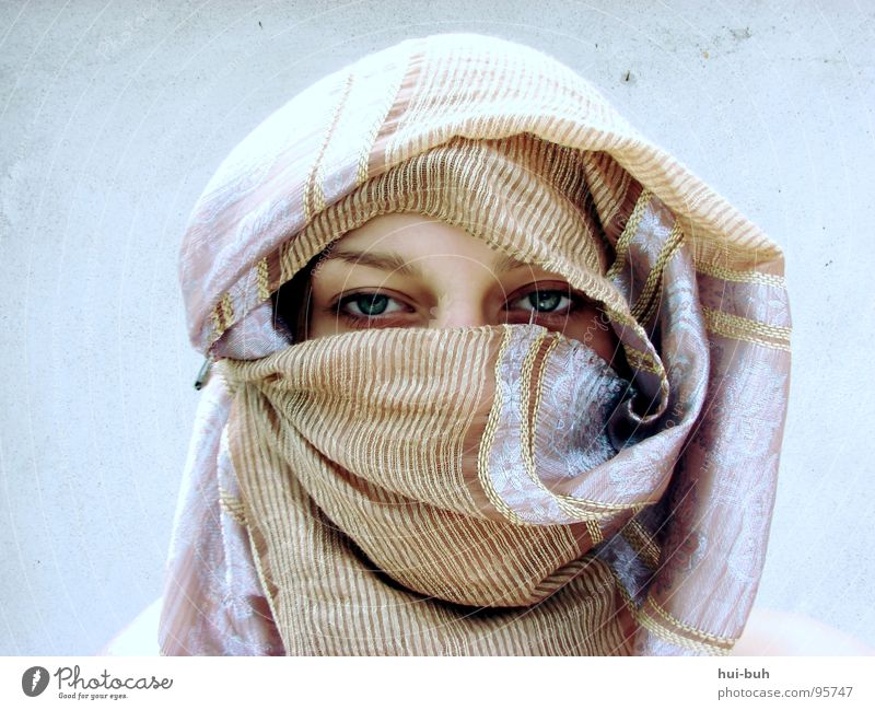 Die Frau aus der Wüste.. verpackt Naher und Mittlerer Osten Schal Physik Wand Schleier festlich Religion & Glaube Moral Iran Arabien Tuch Wärme nakt Schutz