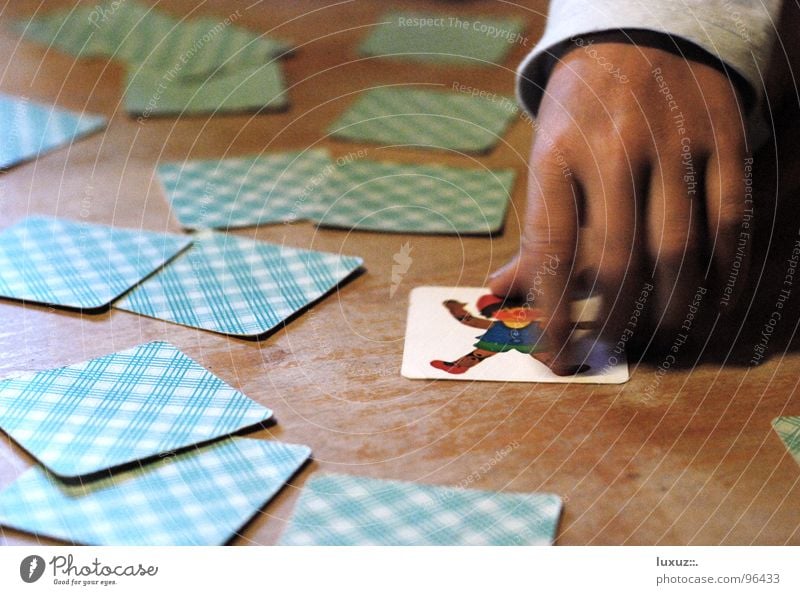 zack! Spielen Spielkarte verdeckt ansammeln Konzentration Tisch Gesellschaftsspiele gebraucht Erfolg verlieren Verlierer Meister Freude raten entdecken memory