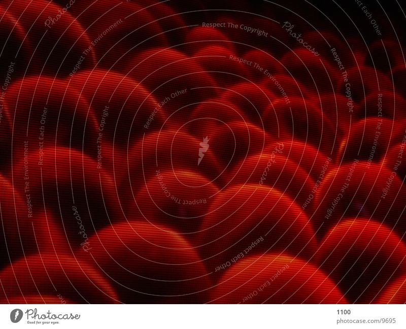 redscreen rot Bildschirm Bildschirmfoto abstrakt Elektrisches Gerät Technik & Technologie Screen Strukturen & Formen Kugel blasen tief