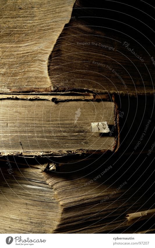 schweres Erbe Buch Papier historisch biblisch Antiquariat lesen produzieren Seite Stapel alt