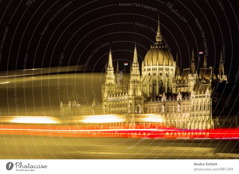 Budapest Stadt alt Pala Hungarian Parliament Building Parlament Farbfoto