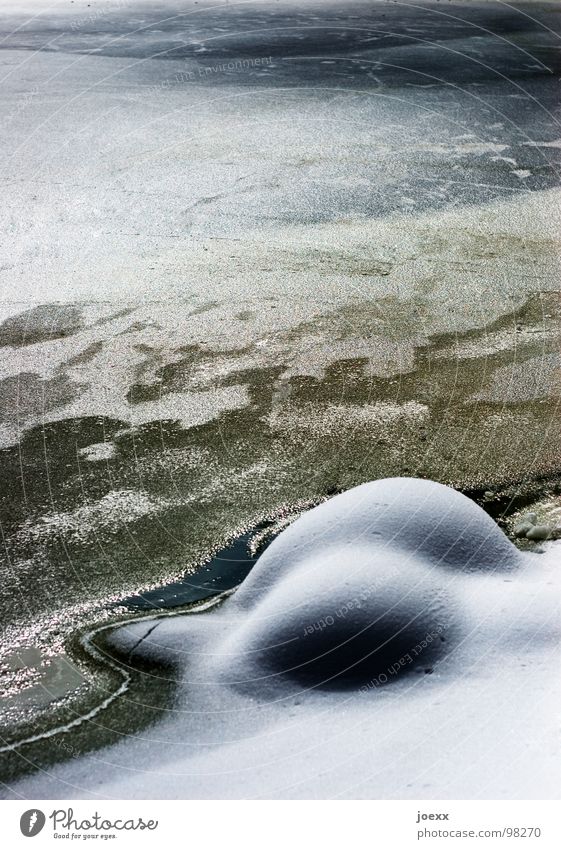 Winterstrukturen Eisfläche Gegenteil hart Hügel kalt rund See weich gefroren Idylle kruven Kurve Danke bungo :-) Hinterteil Schatten Schnee Strukturen & Formen