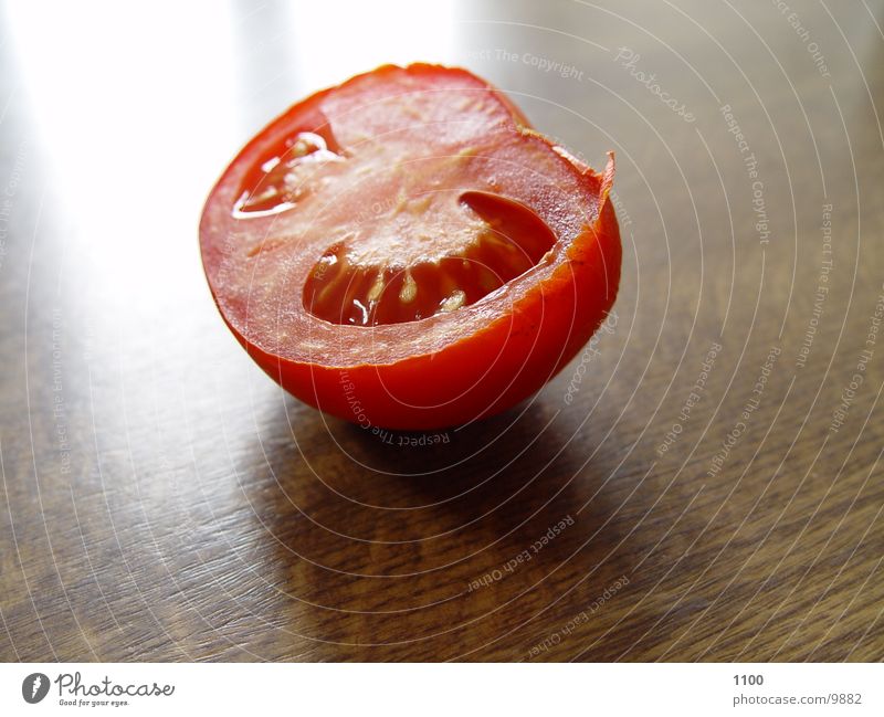 Die halbe Tomate Tisch Gesundheit Häfte